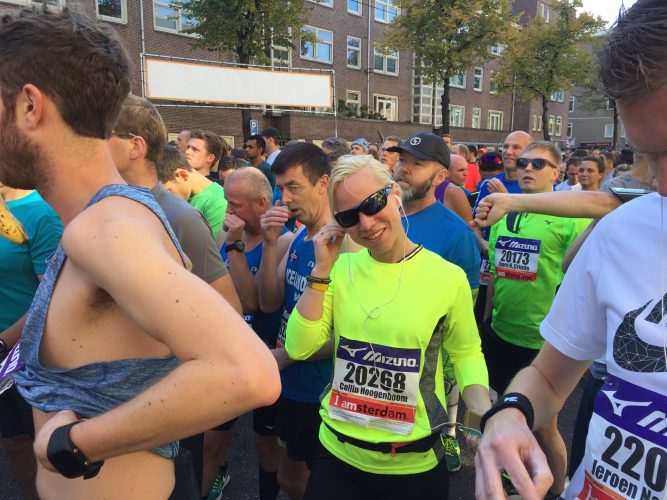 halve marathon Amsterdam 2016 startvak Miles&More