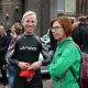 Nora en Gonda bij Weespernieuws triatlon 2016 Weesp